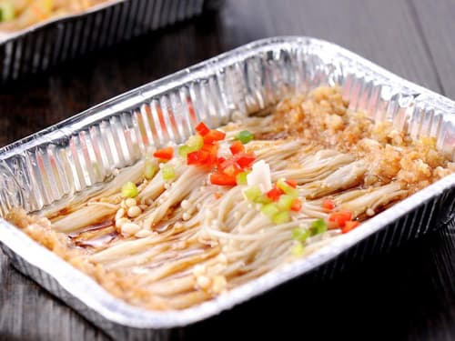 三明锡纸烤金针菇